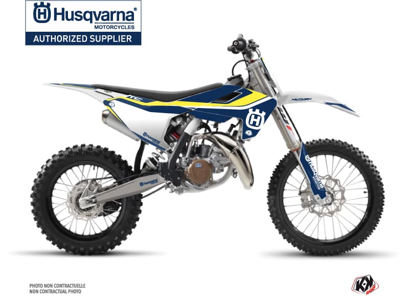deko-set moto-cross legend husqvarna tc 85 blau | Husqvarna | Kutvek