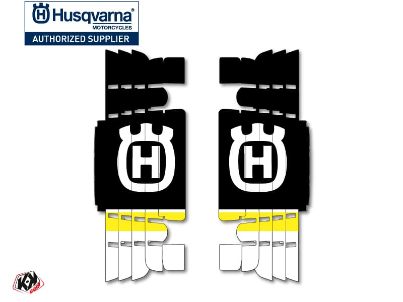 kit graphique grilles de radiateur legend husqvarna tc-fc 2016-2017 noir