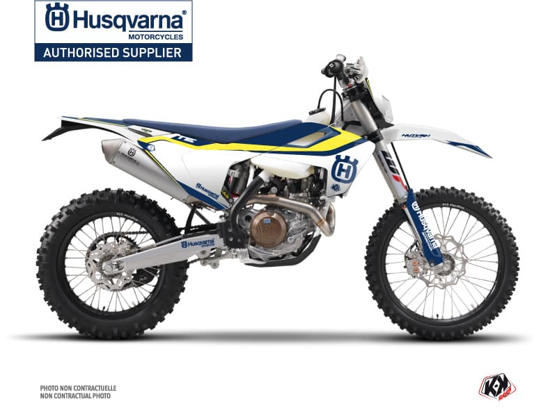 Kit graphique Moto Cross Legend Husqvarna 300 TE Bleu