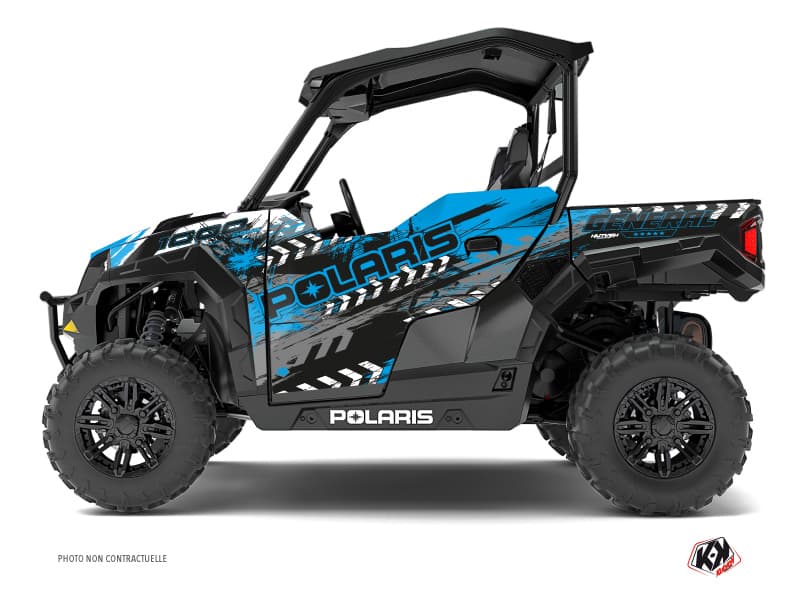 Kit graphique SSV Lifter Polaris GENERAL 1000 Bleu