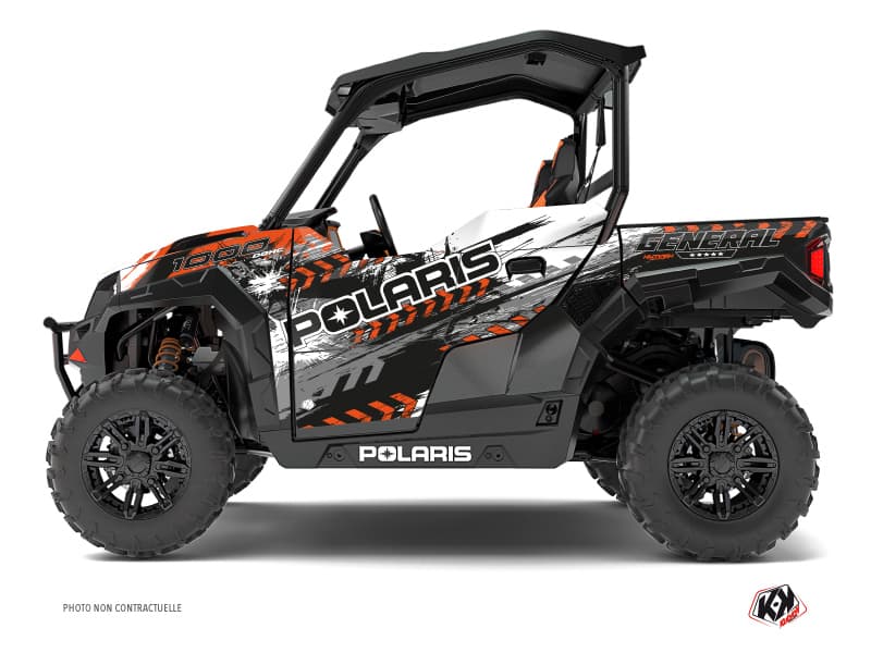 kit graphique ssv polaris general 1000 lifter orange