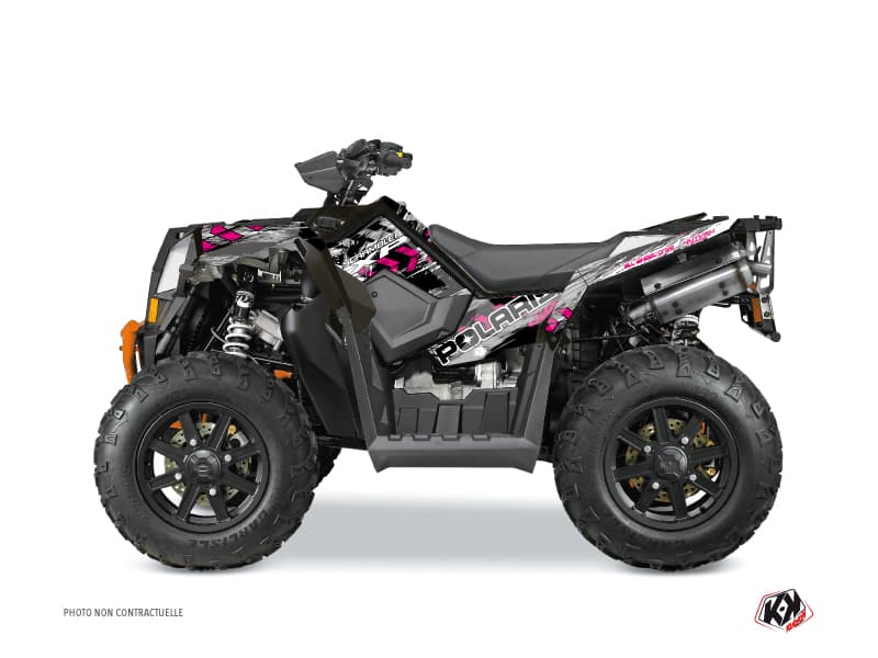 Kit graphique Quad Lifter Polaris Scrambler 850-1000 XP Rose