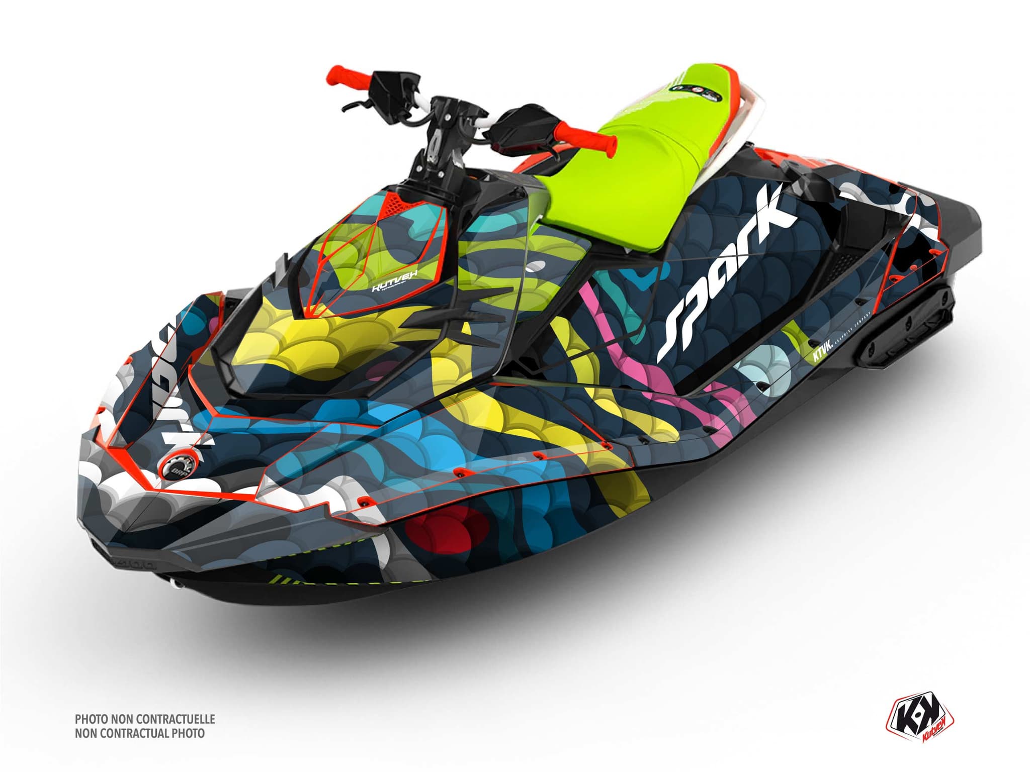 kit graphique jet-ski seadoo spark makro colors