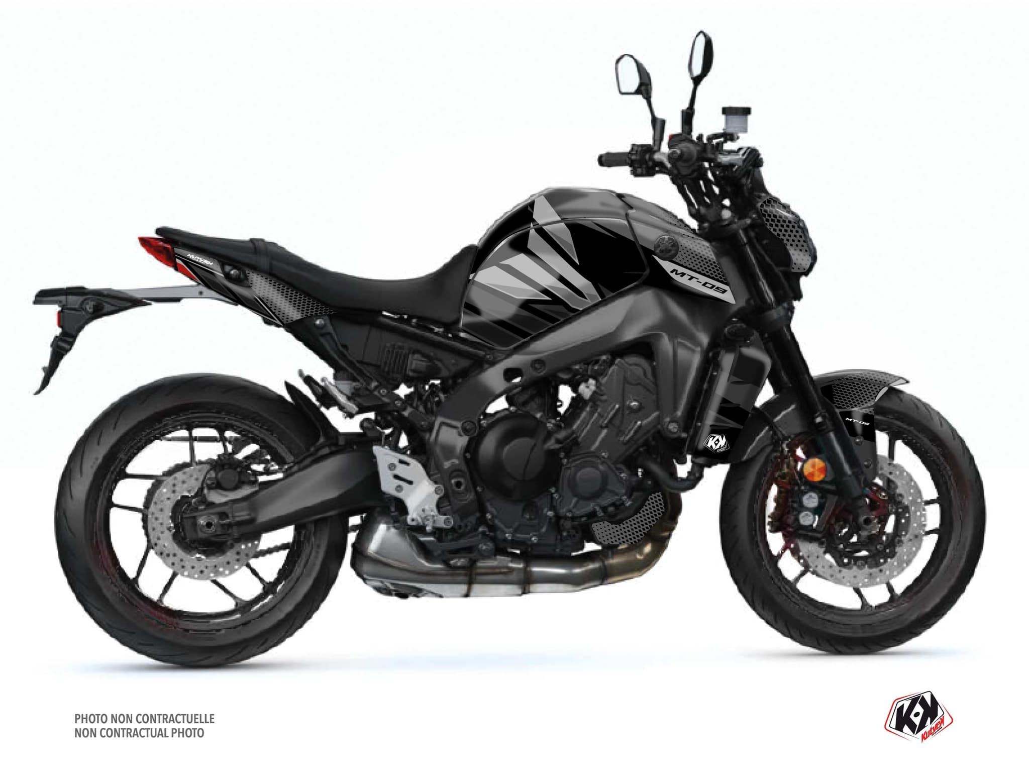 Kit graphique Moto Mantis Yamaha MT 09 Noir
