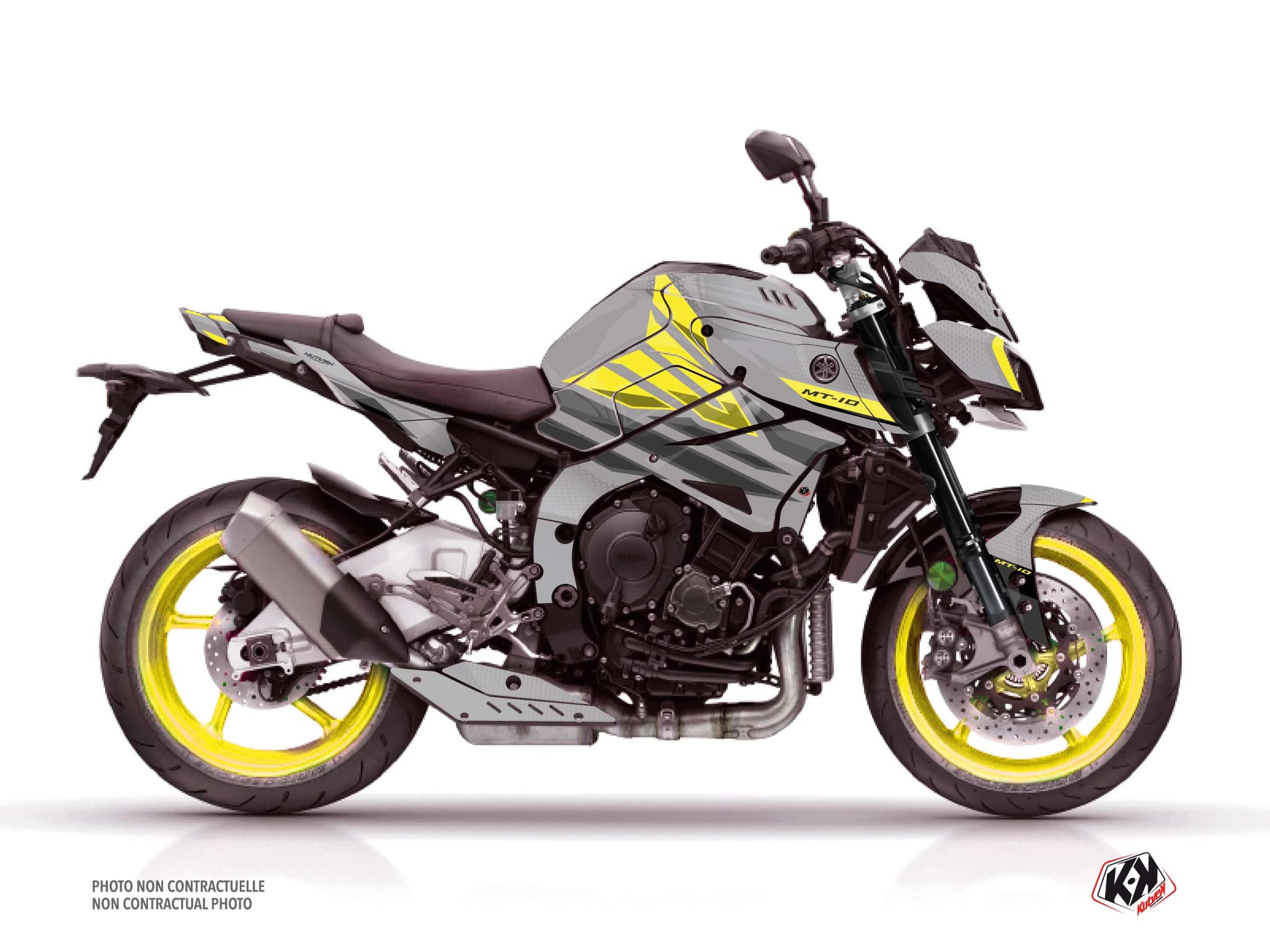 kit graphique moto yamaha mt 10 mantis jaune