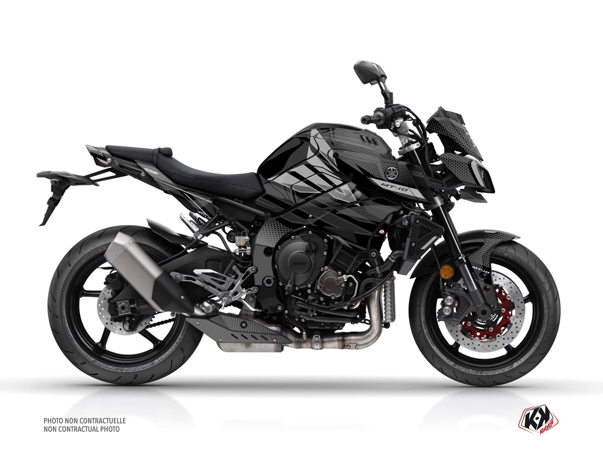 Kit graphique Moto Mantis Yamaha MT 10 Noir