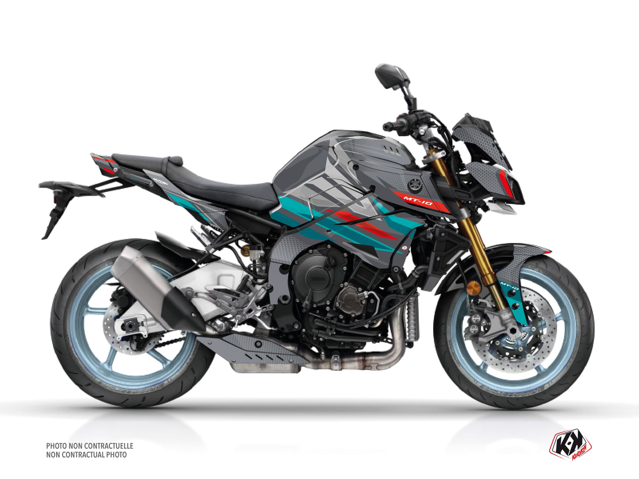 kit graphique moto yamaha mt 10 mantis turquoise