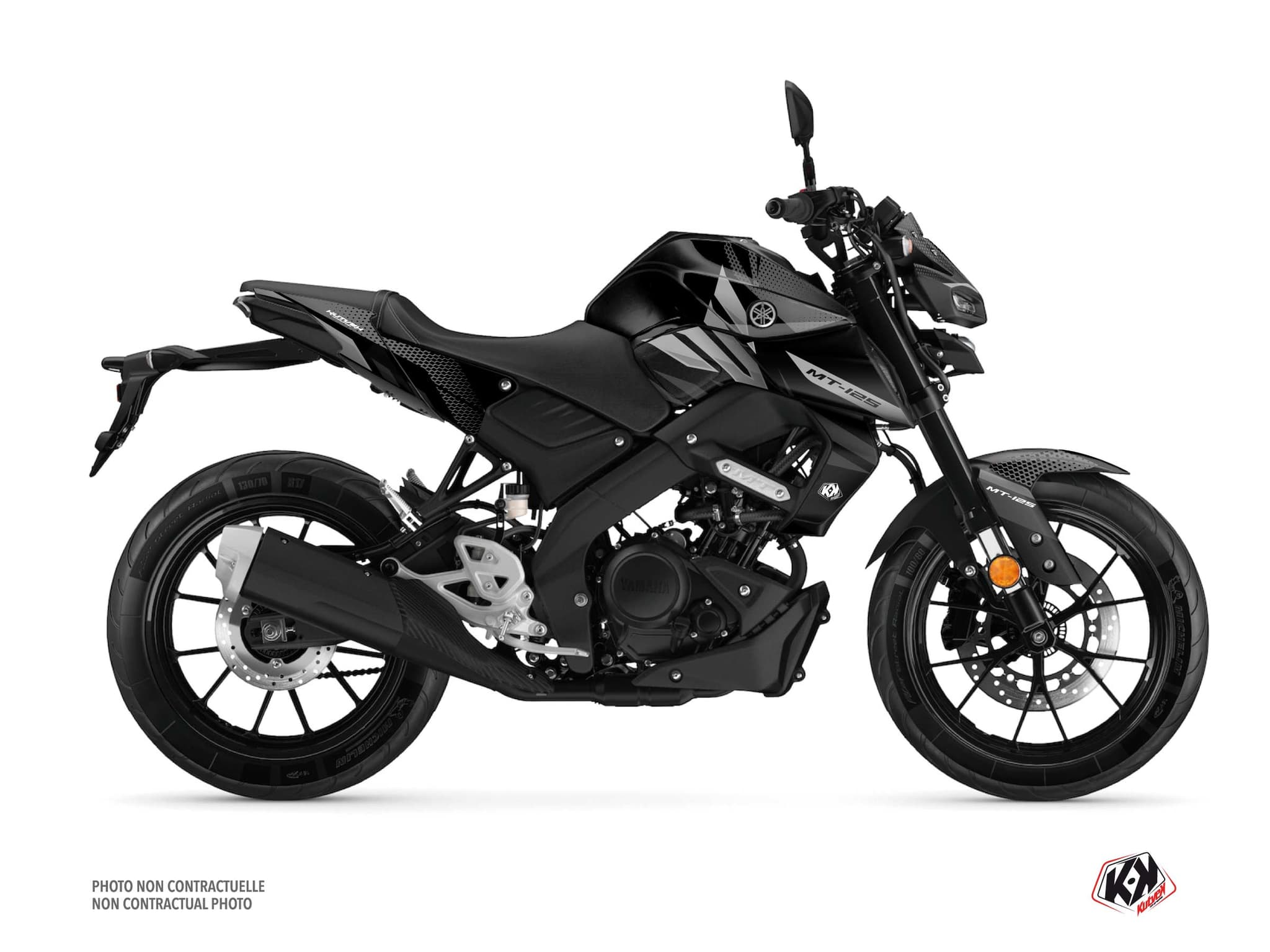 Kit graphique Moto Mantis Yamaha MT 125 Noir
