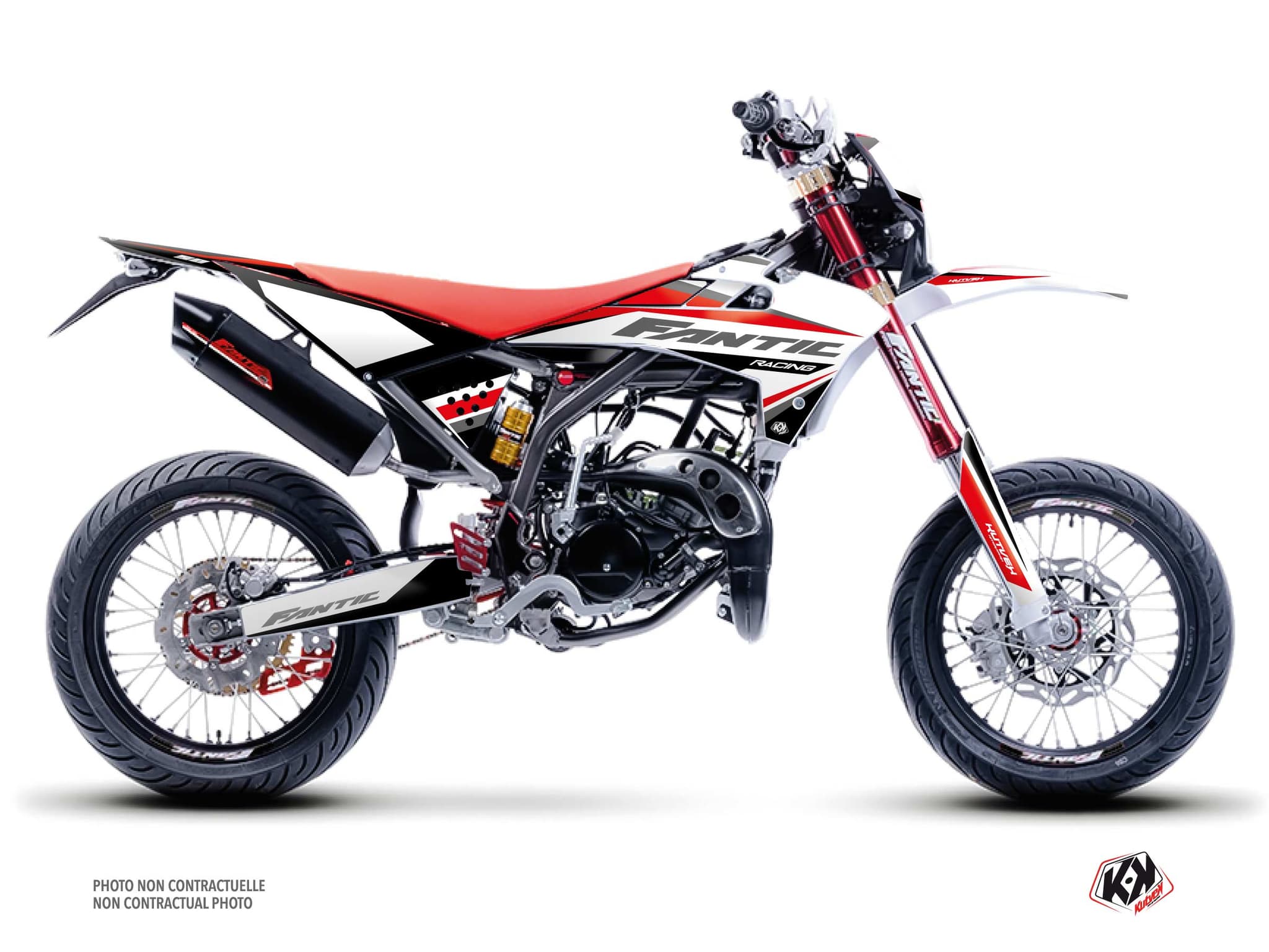 kit graphique 50cc mantova fantic xm 50 rouge | Fantic | Kutvek