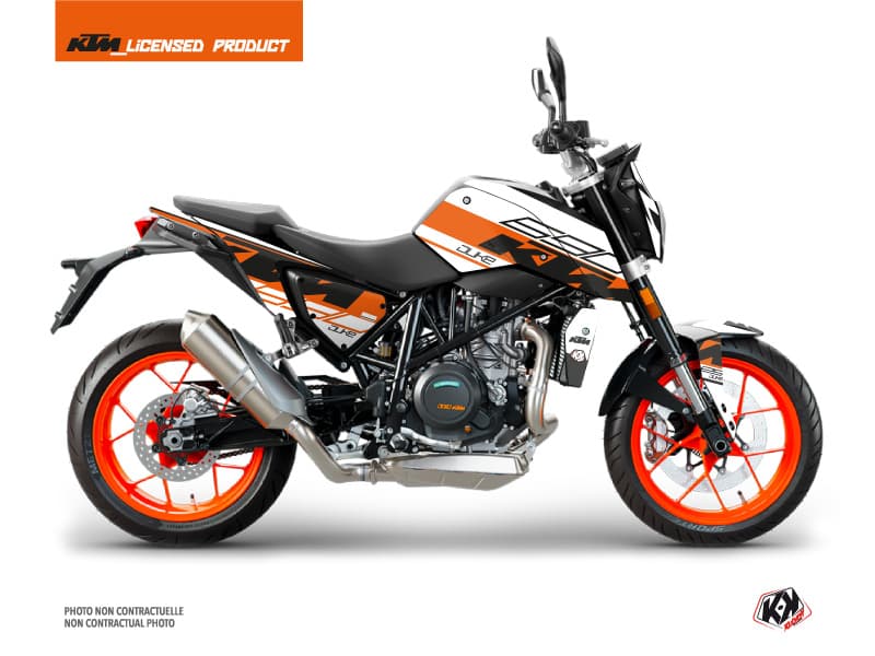 Kit graphique Moto Mass KTM Duke 690 R Orange