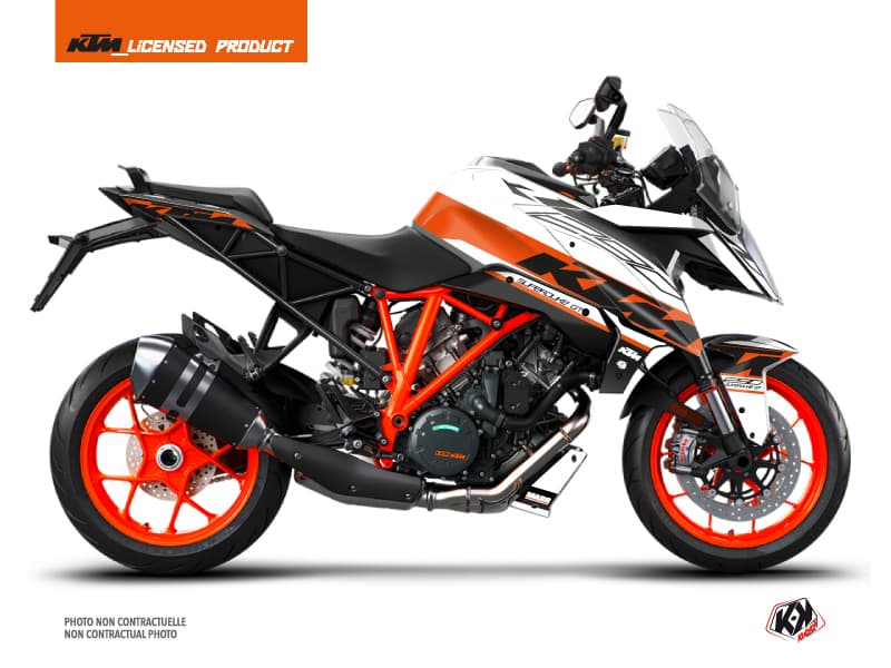 kit graphique moto ktm super duke 1290 gt mass orange