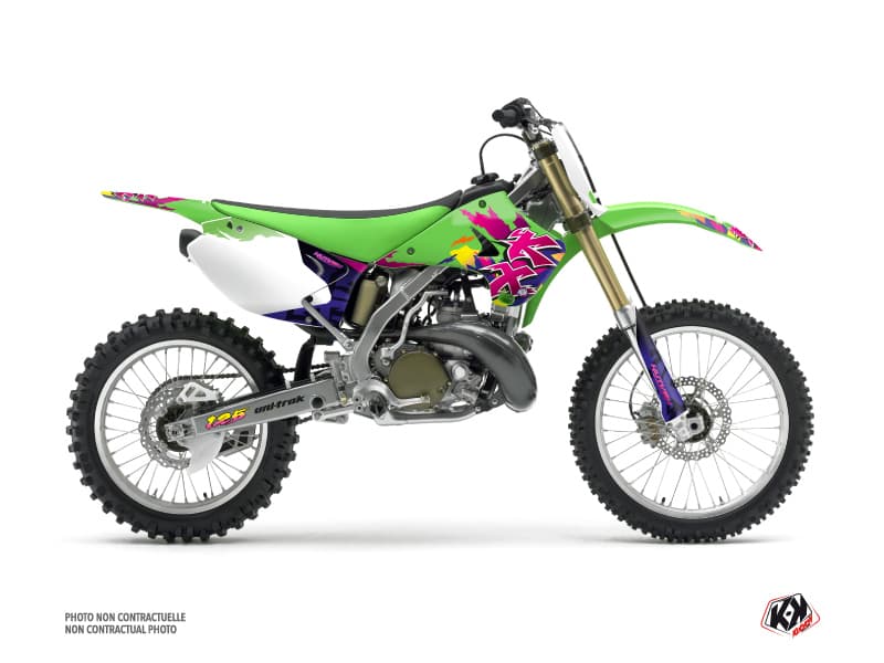 Kit graphique Moto Cross Memories Kawasaki 125 KX