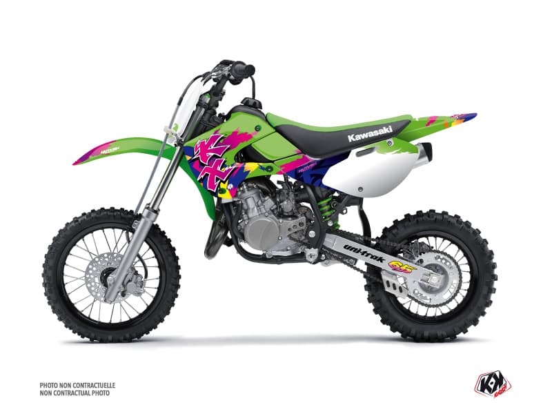 Kit graphique Moto Cross Memories Kawasaki 65 KX