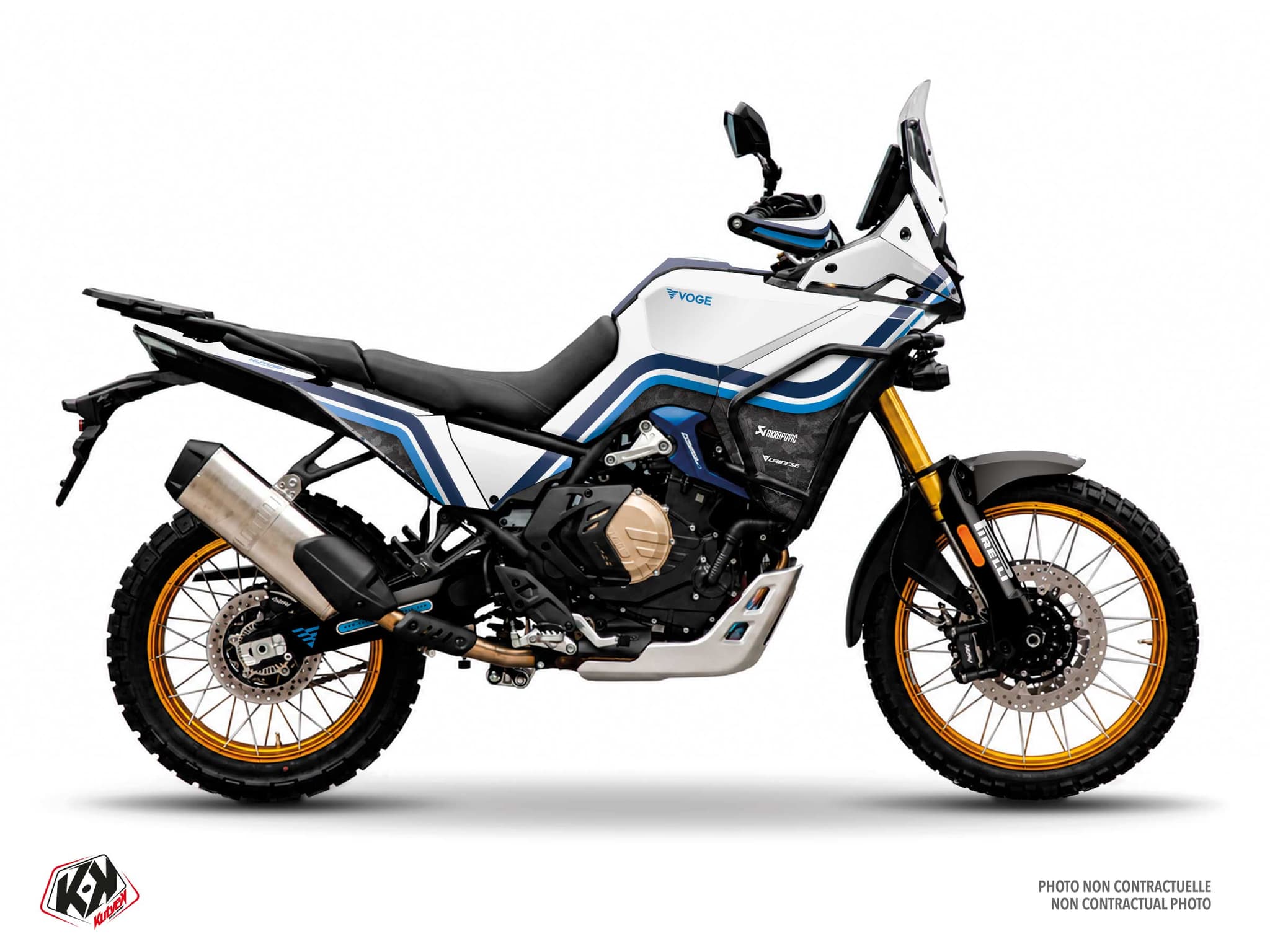 deko-set moto voge ds 800 x rally meridian blau