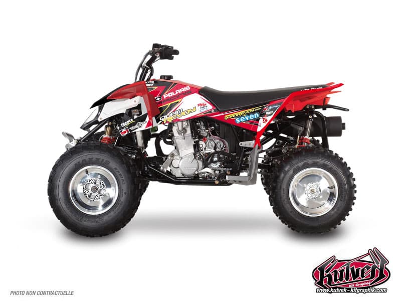 kit graphique quad polaris outlaw 450 replica mickael revoy 2011