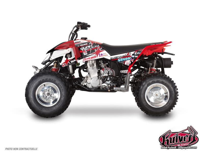 kit graphique quad polaris outlaw 450 replica mickael revoy 2012