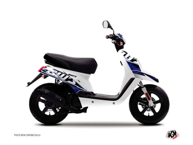 kit graphique scouter yamaha bw's mission bleu