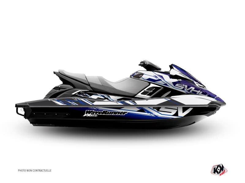 deko-set jet-ski mission yamaha fx blau