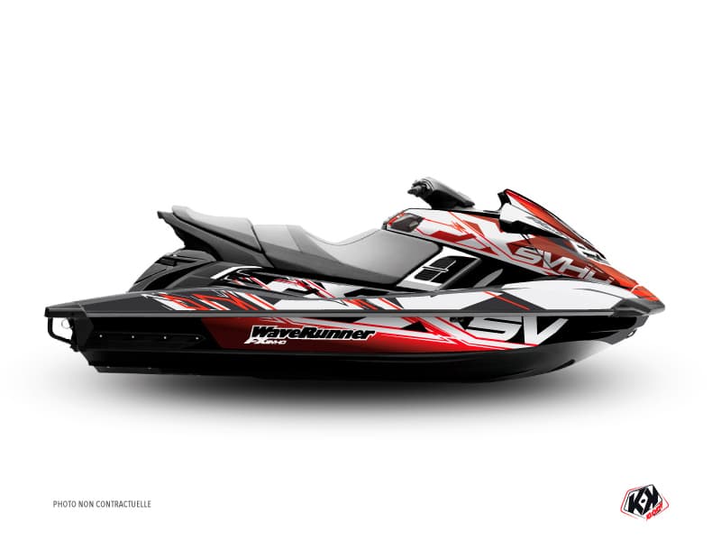 deko-set jet-ski mission yamaha fx rot
