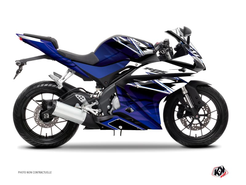 Kit graphique Moto Mission Yamaha R125 Bleu | Yamaha | Kutvek