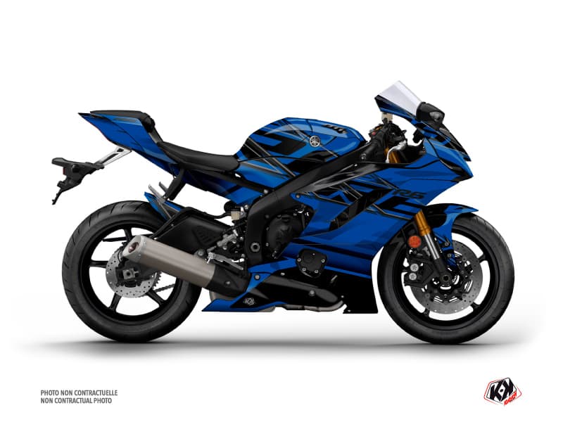 kit decorativo moto mission yamaha r6 blu nero | Yamaha | Kutvek
