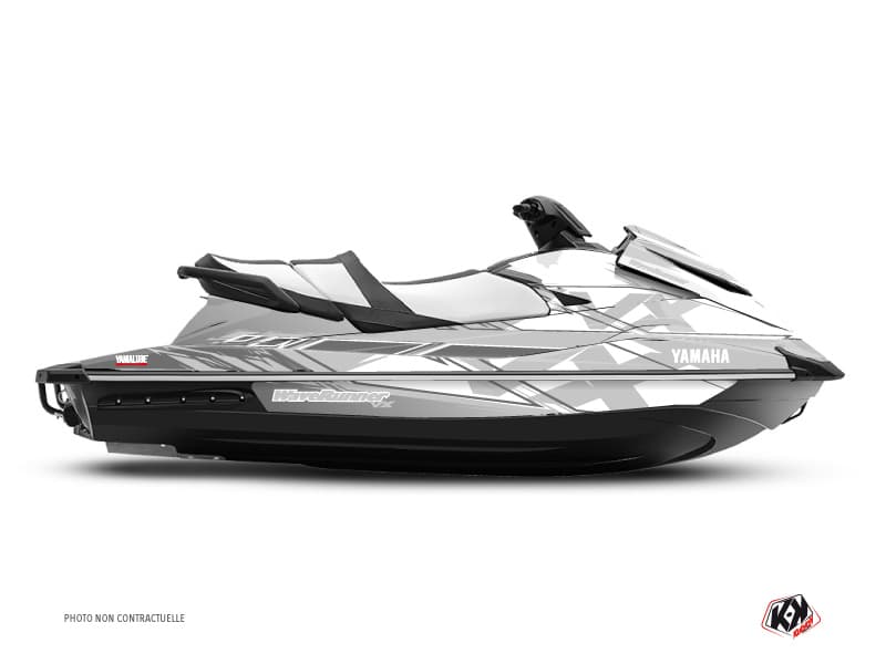 kit graphique jet-ski mission yamaha vx blanc
