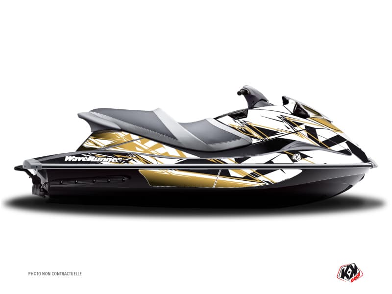 kit graphique jet-ski yamaha vxr mission marron