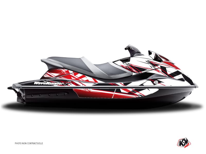 kit graphique jet-ski yamaha vxr mission rouge