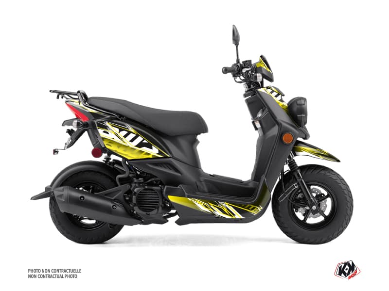 Yamaha BWS 50 - ZUMA 50F Scooter Mission Graphic Kit Black Yellow | Yamaha | Kutvek
