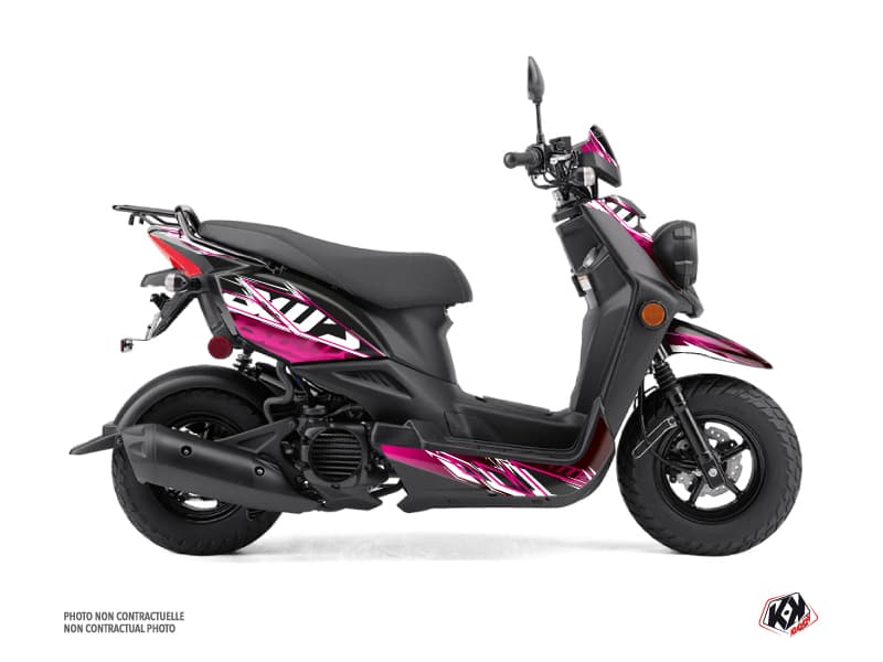 Yamaha BWS 50 - ZUMA 50F Scooter Mission Graphic Kit Black Pink | Yamaha | Kutvek