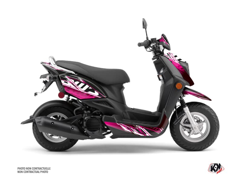 Kit graphique Scooter Mission Yamaha ZUMA 50FX Noir Rose
