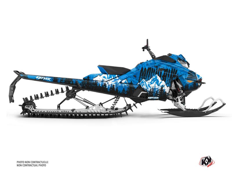 Kit déco BACKCOUNTRY Bleu MOTONEIGE SKIDOO BACKCOUNTRY X-RS 850 E-TEC