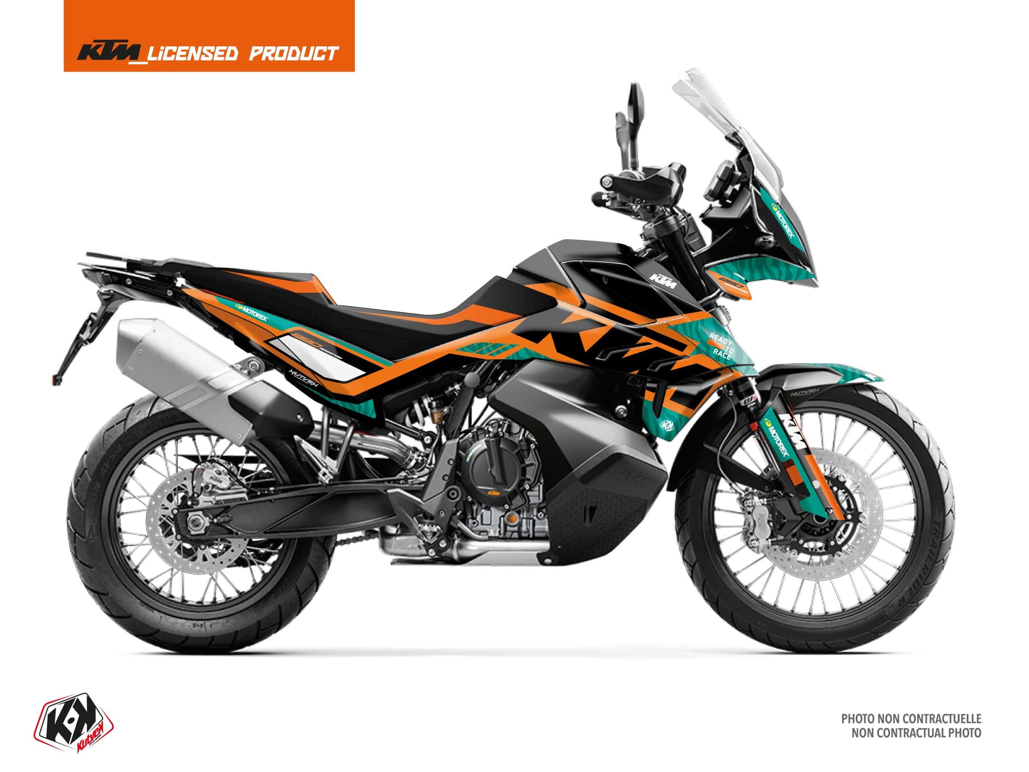kit graphique moto ktm adventure 890 nakuru noir