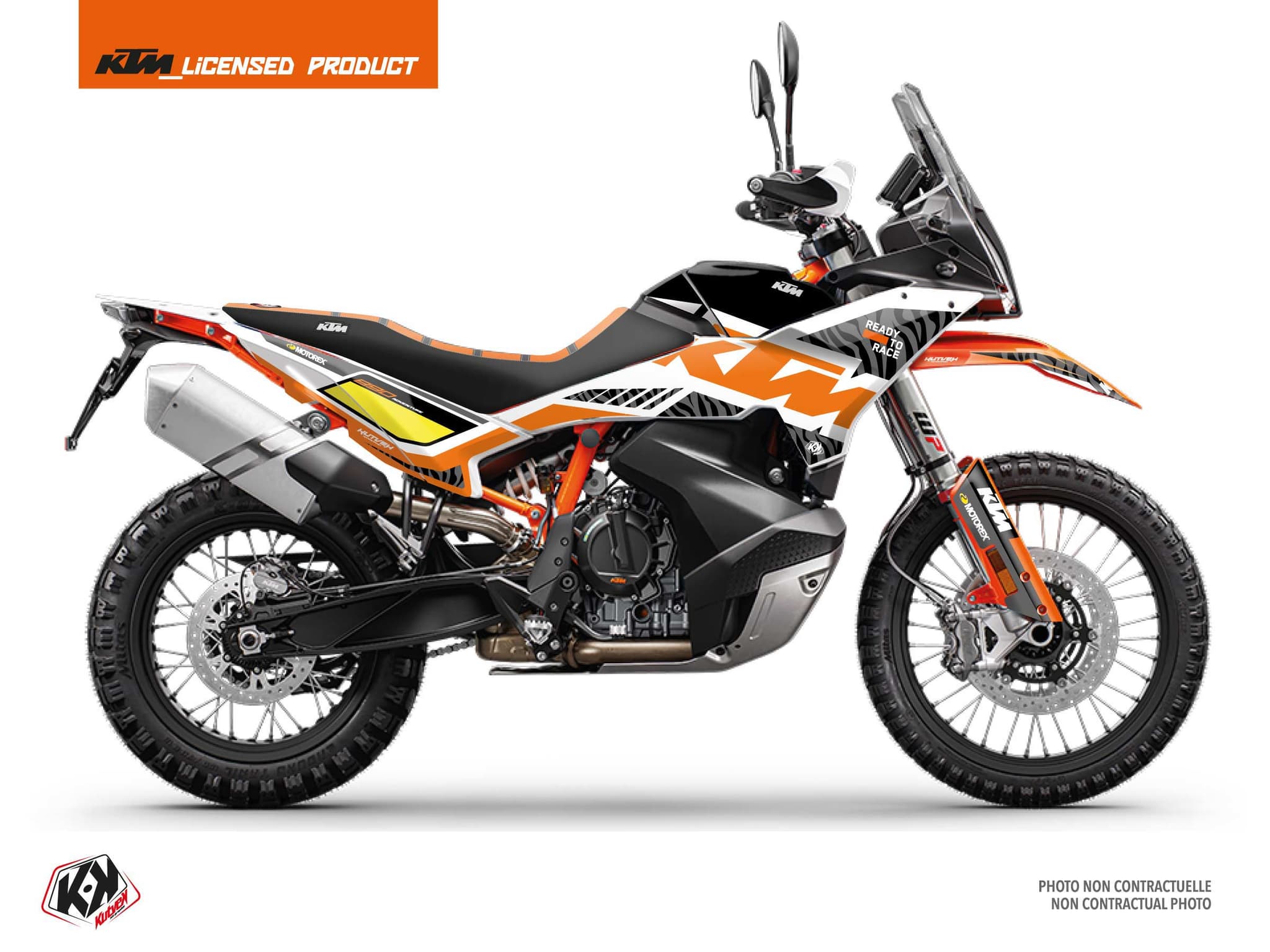 kit graphique moto ktm adventure 890 r nakuru noir