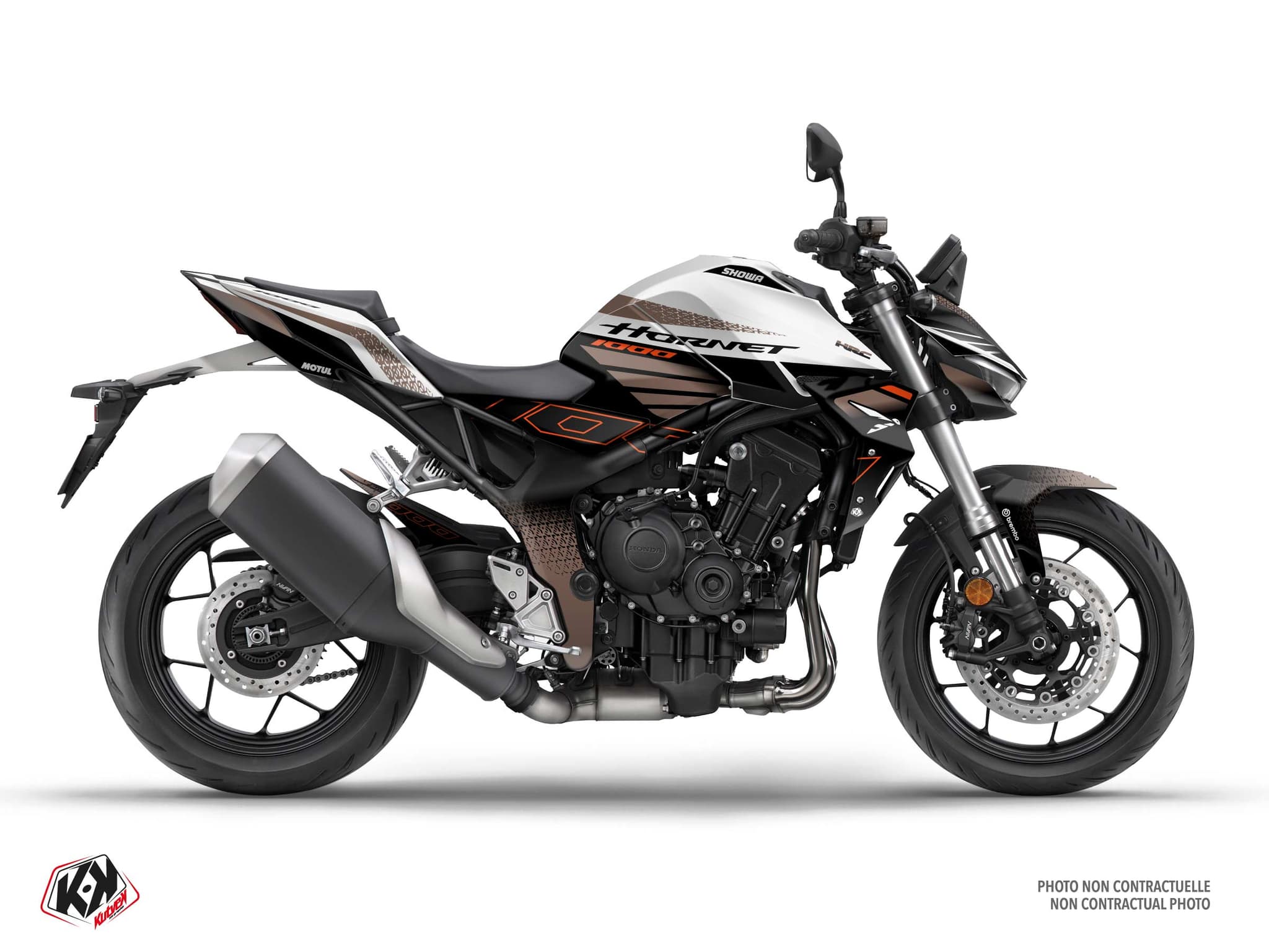 kit graphique moto honda cb 1000 hornet nest blanc