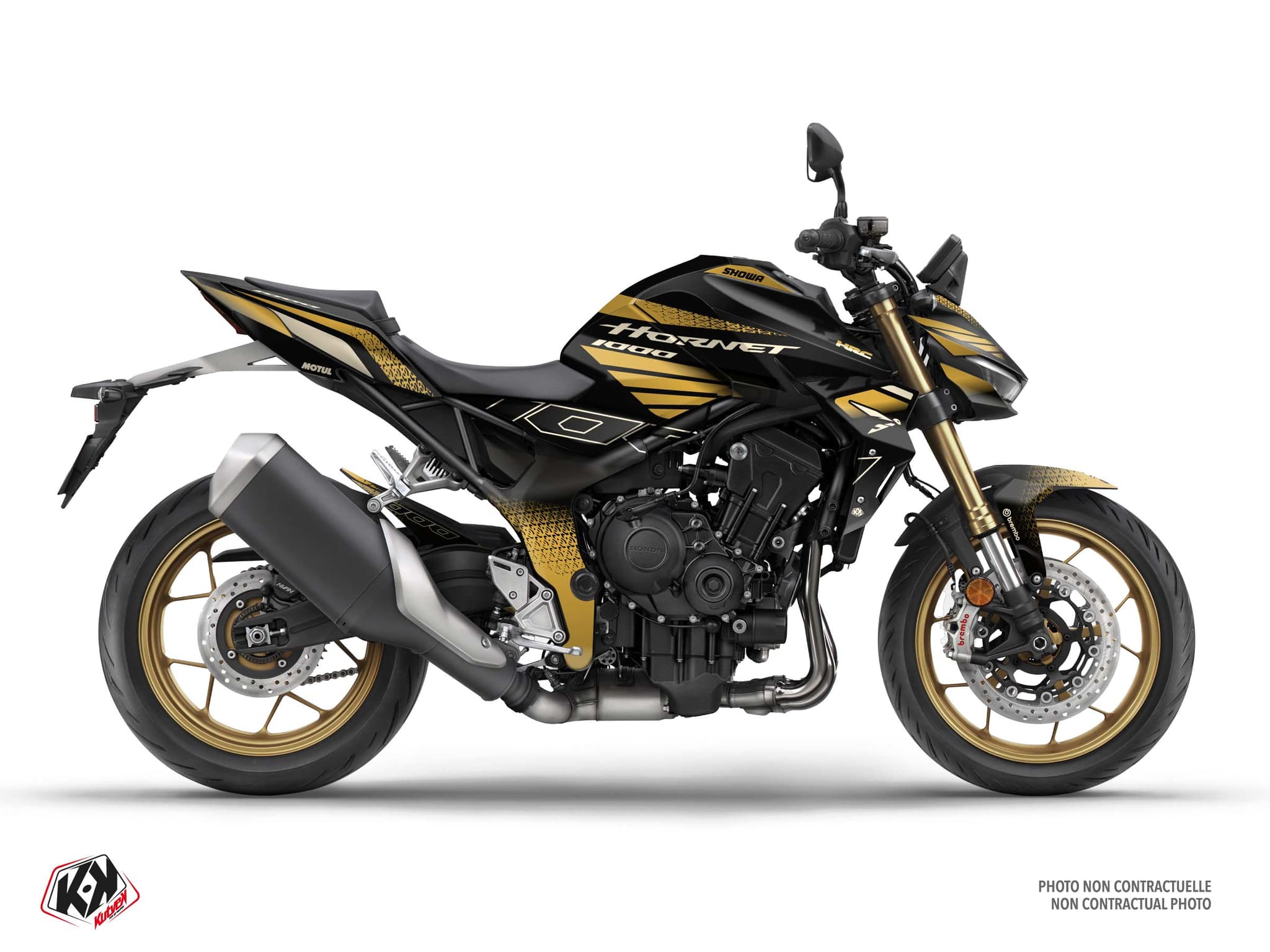 Kit Graphique moto honda cb 1000 hornet nest noir