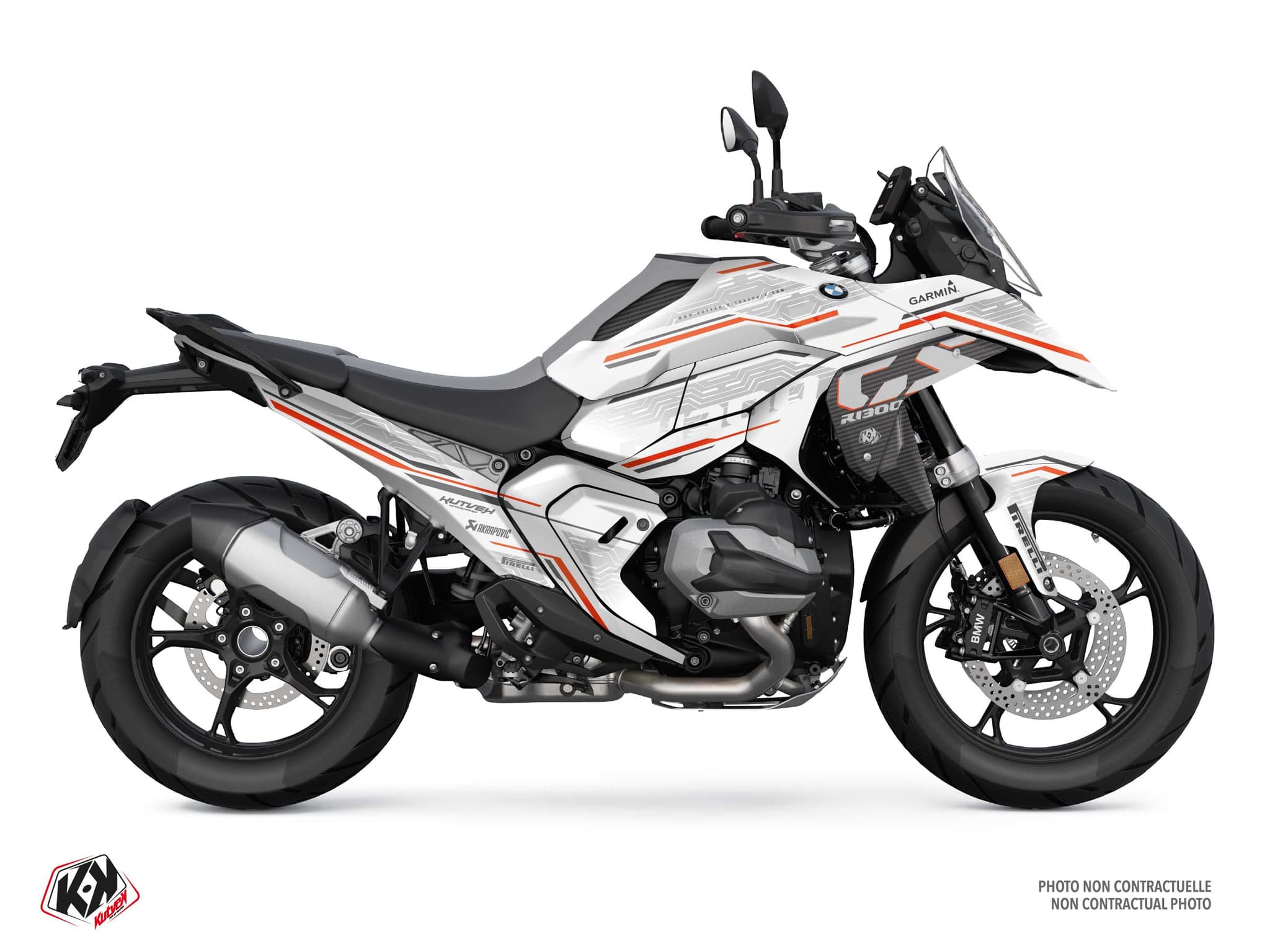 Kit Graphique moto bmw r 1300 gs nexus blanc