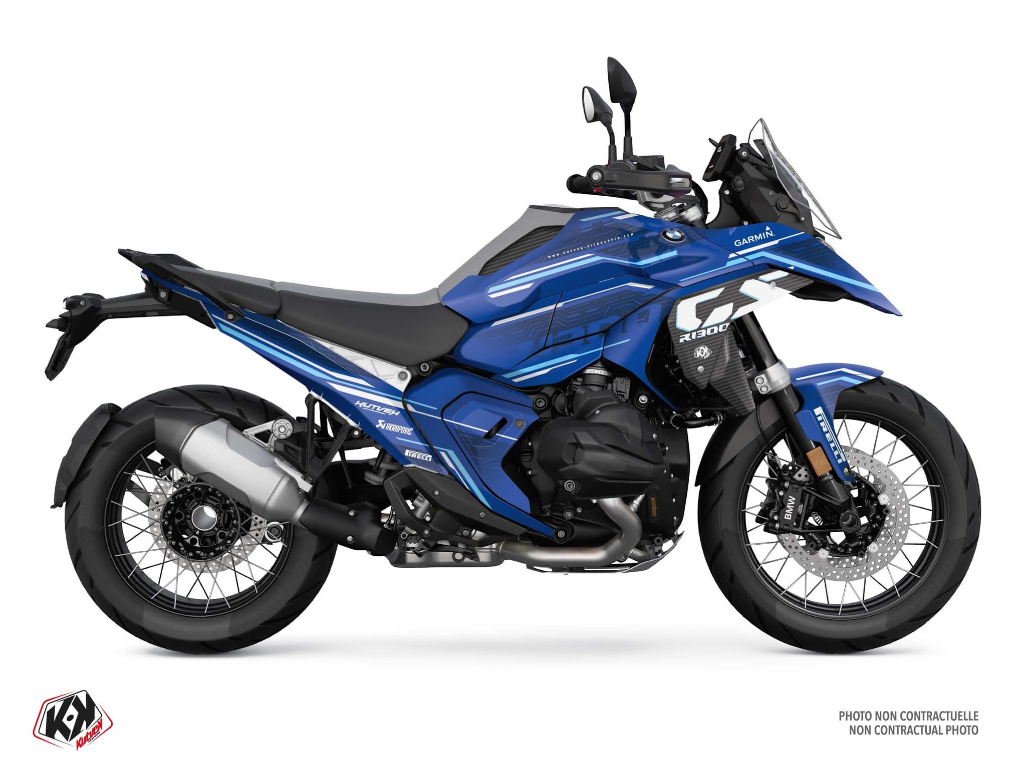 Kit Graphique moto bmw r 1300 gs nexus bleu