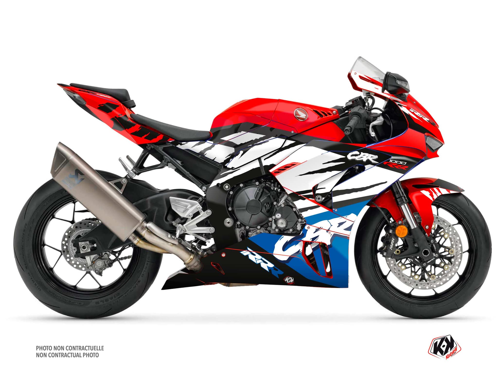 kit graphique moto honda cbr 1000 rr-r nineties rouge | Honda | Kutvek