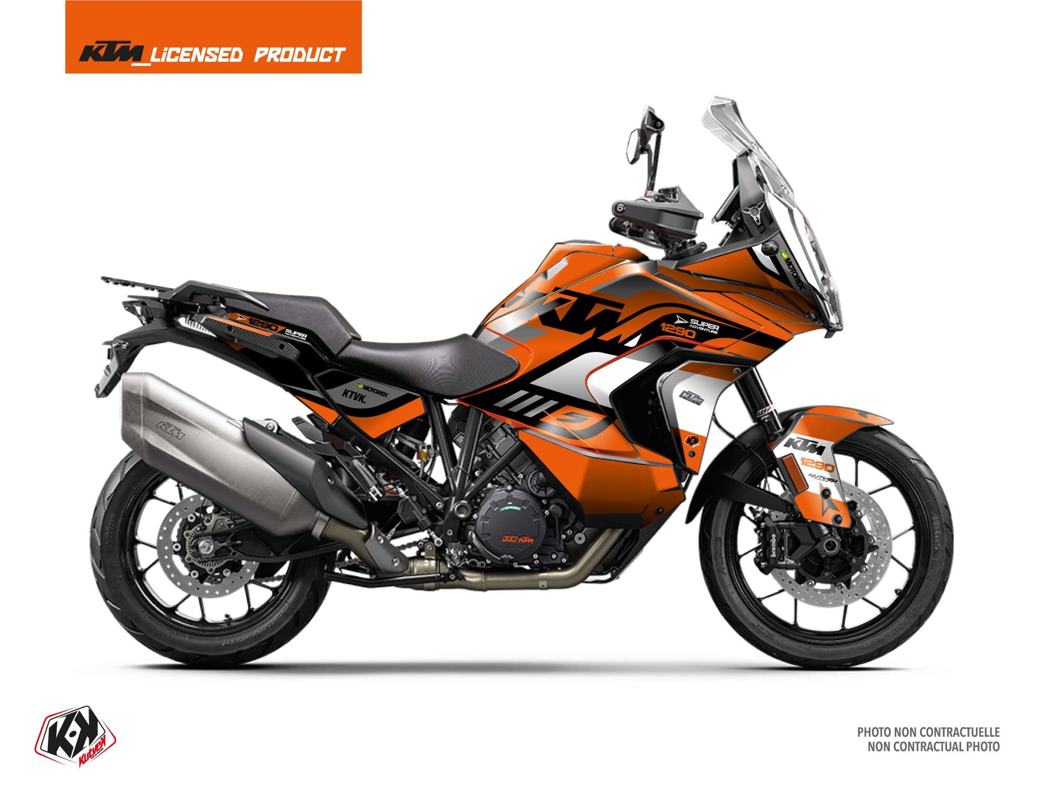 kit graphique moto ktm super adventure 1290 s northcape orange