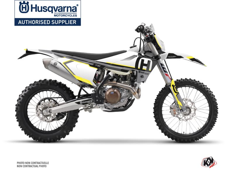 deko-set moto-cross nova husqvarna 150 te schwarz