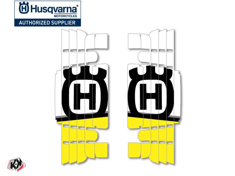 kit graphique grilles de radiateur nova husqvarna te-fe 2017-2018 noir