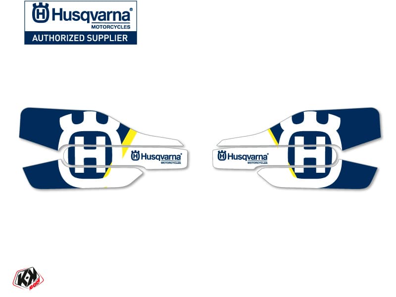 kit graphique stickers de protège mains nova motocross husqvarna tc-fc bleu
