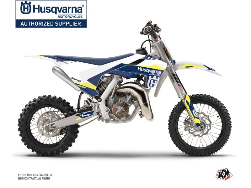 deko-set moto-cross orbit husqvarna tc 65 weiß