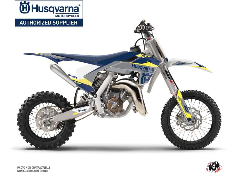 deko-set moto-cross orbit husqvarna tc 65 grau