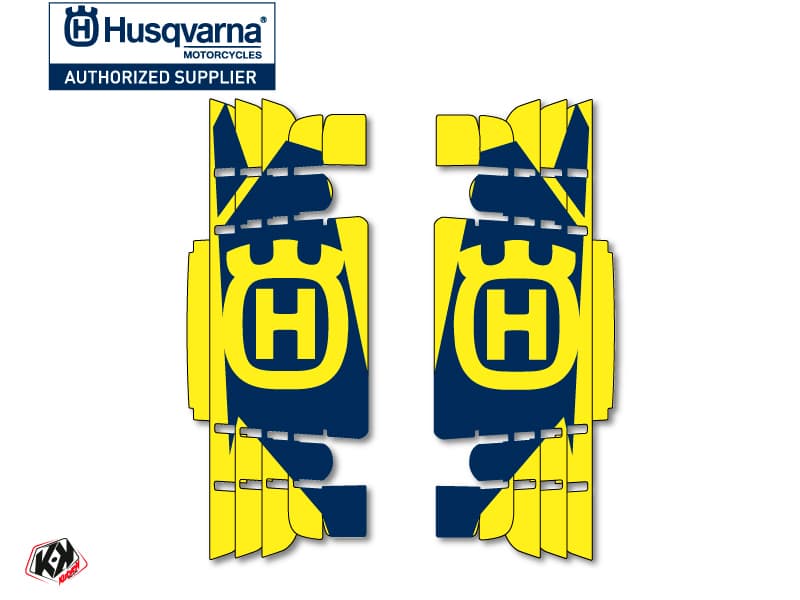 kit graphique grilles de radiateur orbit husqvarna tc-fc 2016-2017 blanc