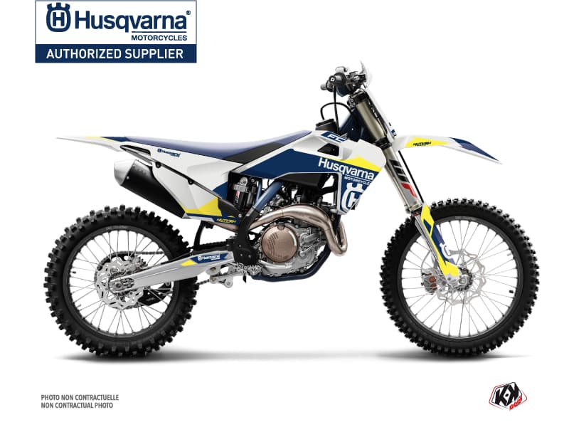 deko-set moto-cross orbit husqvarna fc 450 weiß