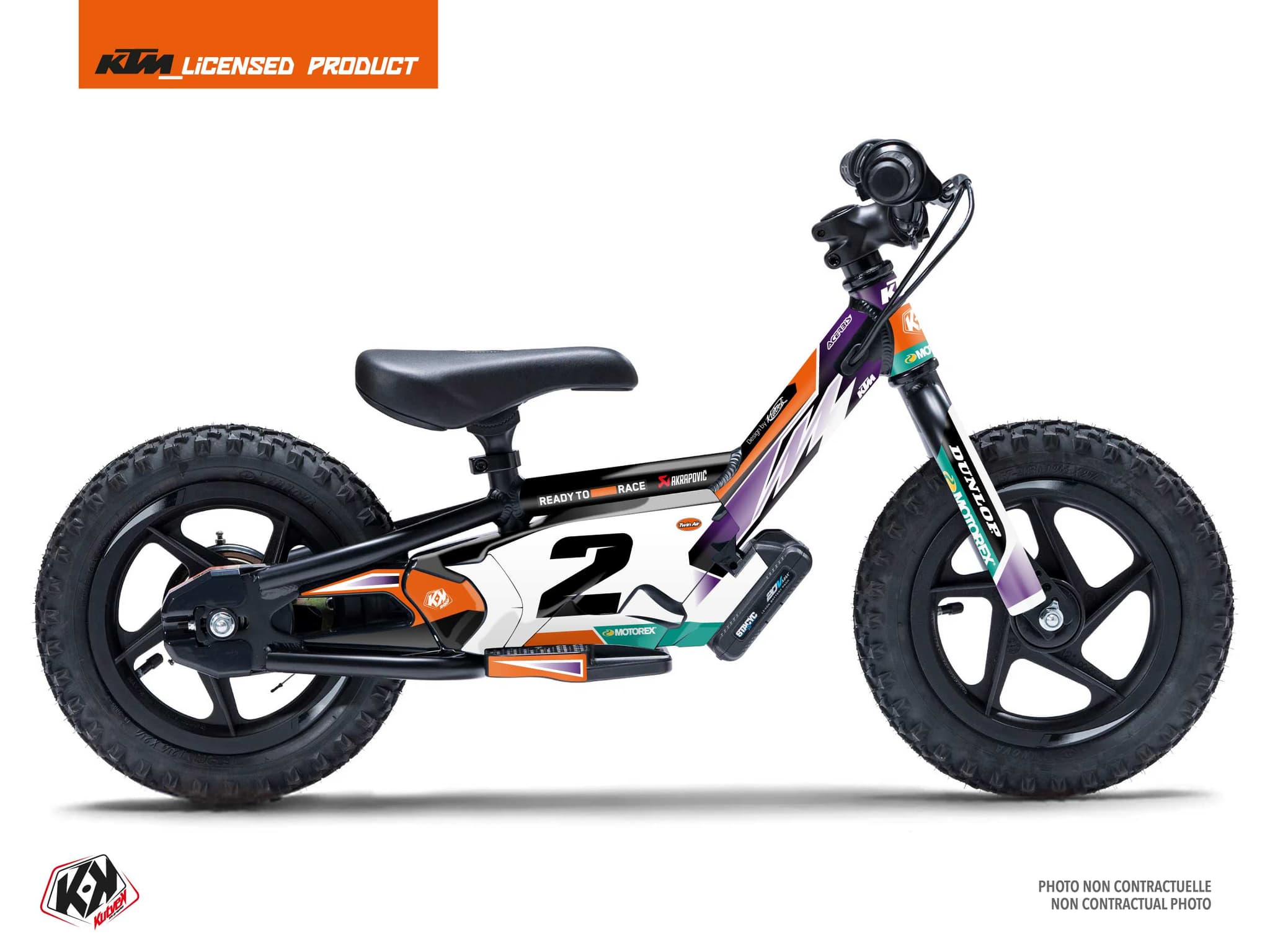 Balance Bike STACYC eDRIVE 12 ORIGIN Orange graphic kit