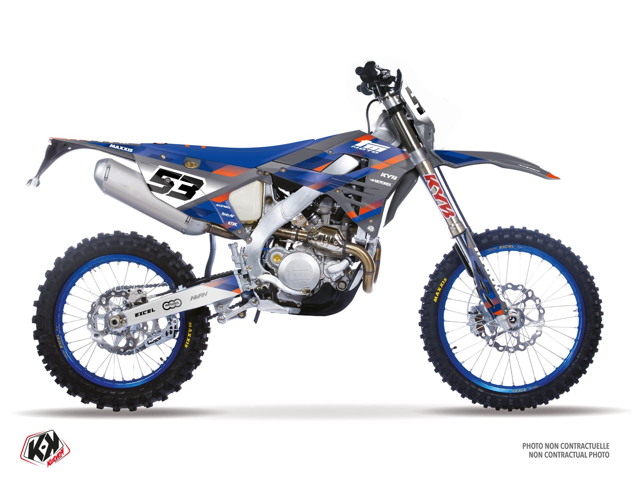 Dirt Bike TM EN 450 FI ORIGIN Orange graphic kit