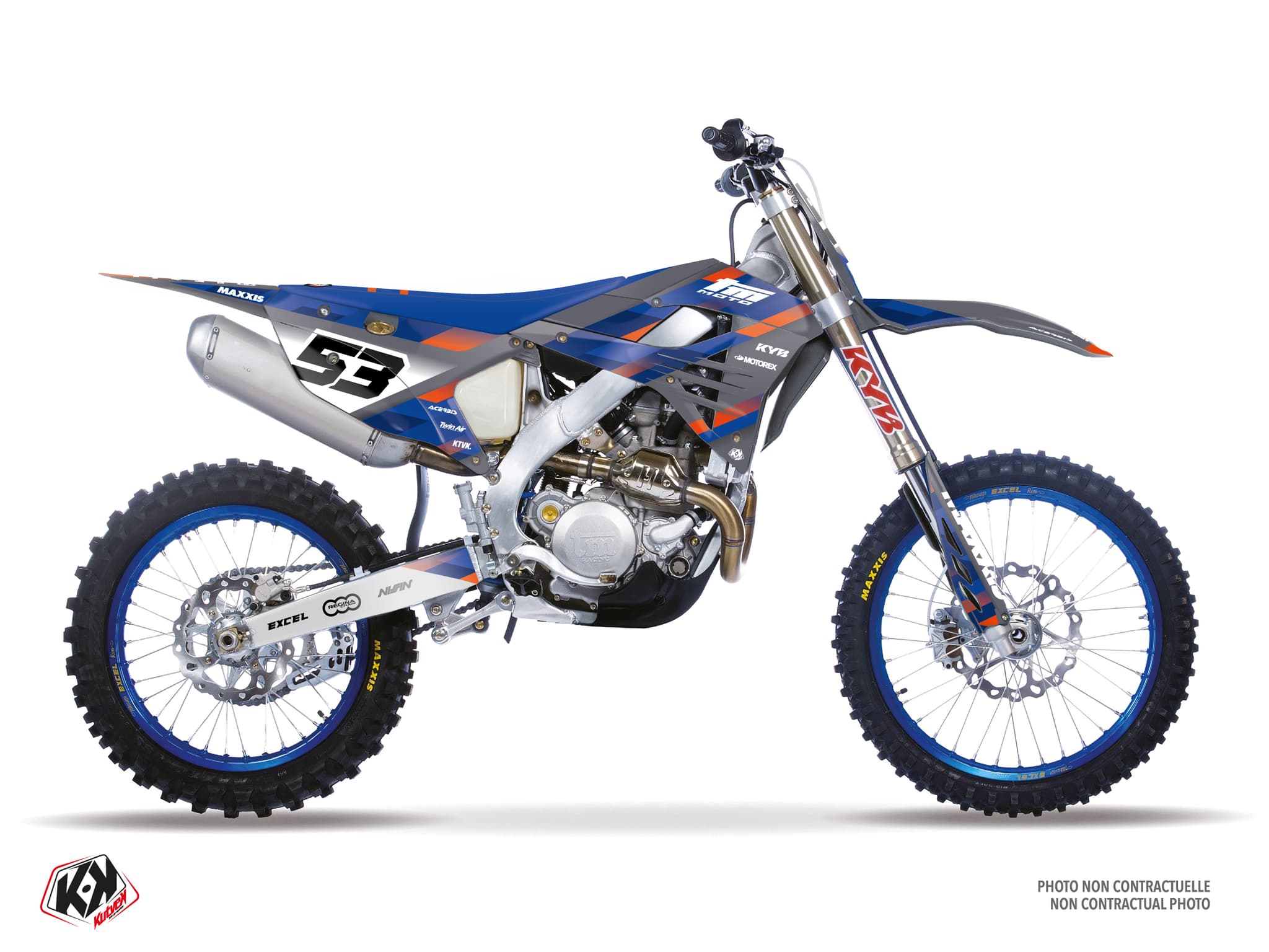 Dirt Bike TM MX 450 FI ORIGIN Orange graphic kit